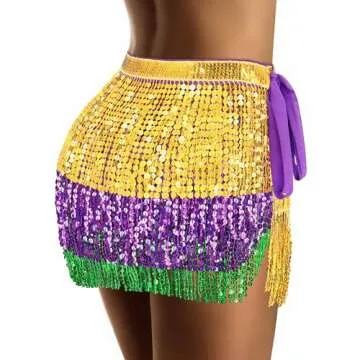 Mardi Gras Costumes Women Mardi Gras Skirts for Women Sexy Mardi Gras Outfit for Women Sexy Mardi Gr...