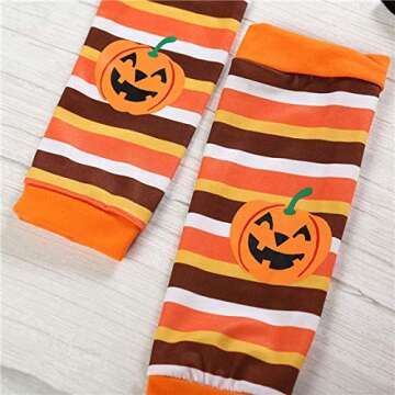 Adorable Baby Girls Halloween 4-Piece Outfit Set