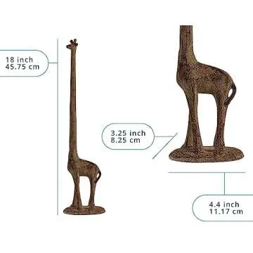 Giraffe Paper Towel Holder - Unique Vintage Design
