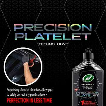Turtle Wax 53478 Hybrid Solutions Pro 1 and Done Compound Correct and Finish, 16 oz.