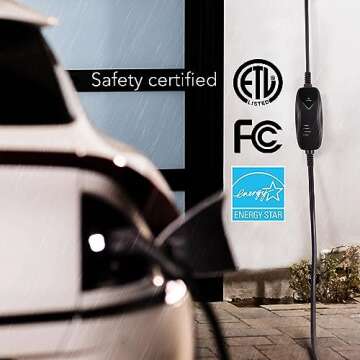 Lectron Level 1 EV Charger - Fast & Portable Charging Solution