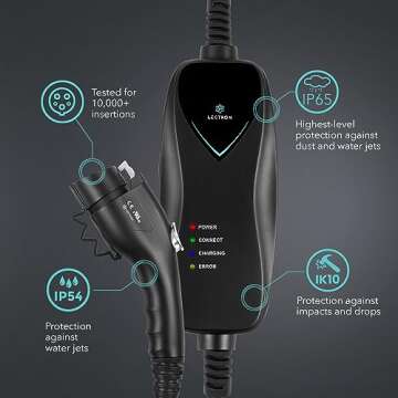 Lectron Level 1 EV Charger - Fast & Portable Charging Solution