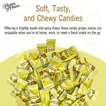 Natural Ginger Candy Chews - Healthy & Delicious