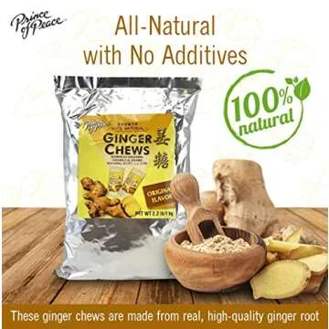 Natural Ginger Candy Chews - Healthy & Delicious