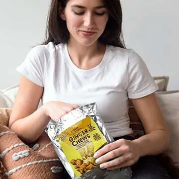 Natural Ginger Candy Chews - Healthy & Delicious