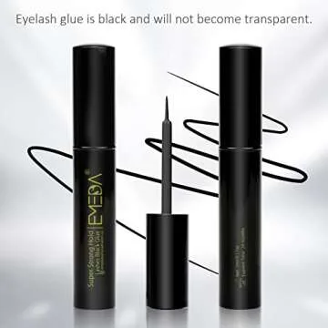 EMEDA Strong Hold Latex Free Black Eyelash Glue 24H Waterproof