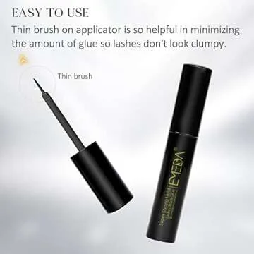 EMEDA Strong Hold Latex Free Black Eyelash Glue 24H Waterproof