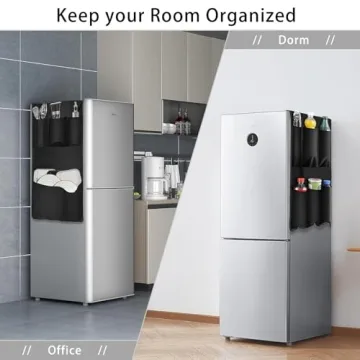 Space-Saving Mini Fridge Organizer for Dorms and Offices