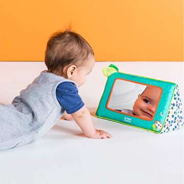 Bright Starts Safari Mirror for Babies Tummy Time Fun