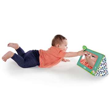 Bright Starts Safari Mirror for Babies Tummy Time Fun