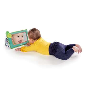 Bright Starts Safari Mirror for Babies Tummy Time Fun