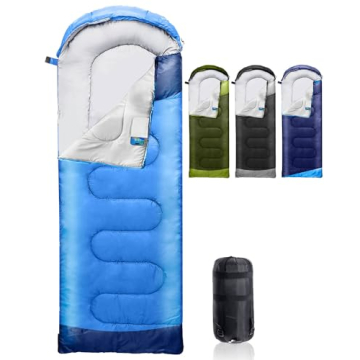 Rantizon Sleeping Bags for Adults Backpacking Lightweight Waterproof- Cold/Warm Weather Sleeping Bag...