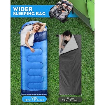Rantizon Lightweight Waterproof Sleeping Bag for Camping