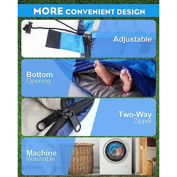Rantizon Lightweight Waterproof Sleeping Bag for Camping