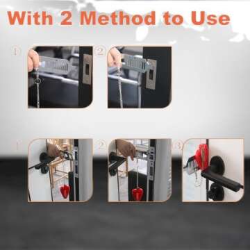 Portable Door Lock for Enhanced Home Security and Travel