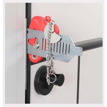 Portable Door Lock for Enhanced Home Security and Travel