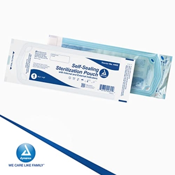Dynarex Sterilization Pouches - Self-Sealing Autoclave Bags