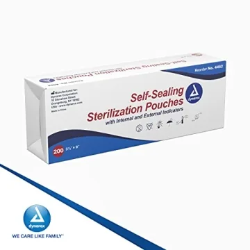 Dynarex Sterilization Pouches - Self-Sealing Autoclave Bags