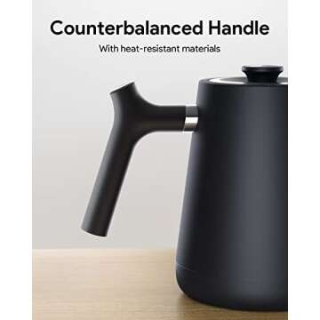 Gooseneck Electric Tea Kettle with 5 Temperature Presets