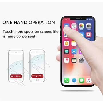 Alcatel TCL A3 / A30 Case and Screen Protector, Rotating Ring [Magnetic Car Mount] [Fashion] Cover Case and Screen Protector for Alcatel TCL A3 / A30 (Purple)