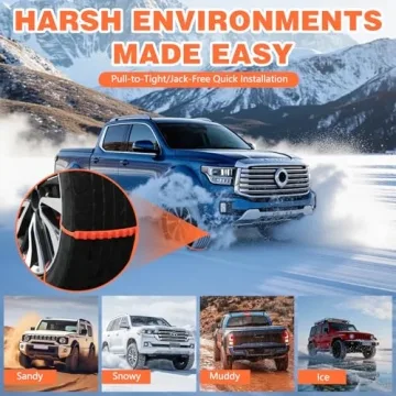 20PCS Snow Chains Tire Chains for Secure Winter Driving