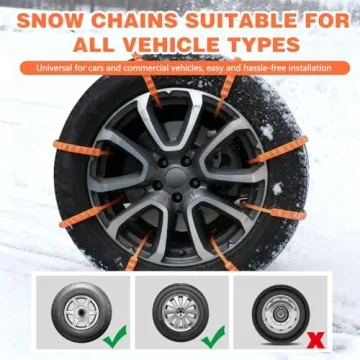 20PCS Snow Chains Tire Chains for Secure Winter Driving