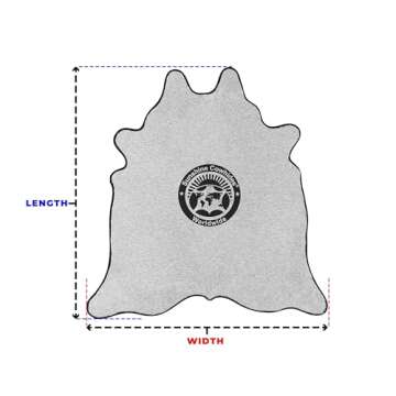 Genuine Salt and Pepper Cowhide Rug for Your Home