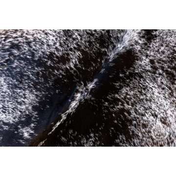 Genuine Salt and Pepper Cowhide Rug for Your Home