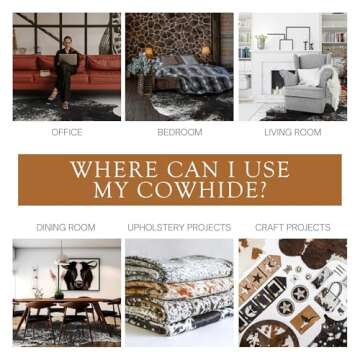 Genuine Salt and Pepper Cowhide Rug for Your Home