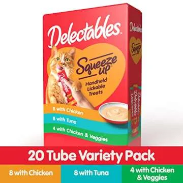 Delectables Squeeze Up – Creamy Lickable Cat Treats