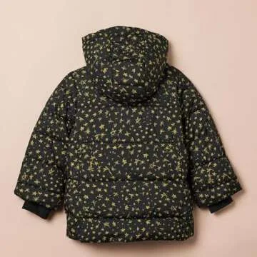 Amazon Essentials Girls' Heavyweight Hooded Jacket | X-Small