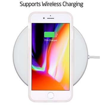 BAISRKE Shiny Rose Gold Marble Design Clear Bumper Matte TPU Soft Rubber Silicone Cover Phone Case C...