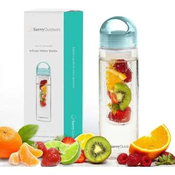 Fruit Infuser Water Bottle - BPA Free & Reusable