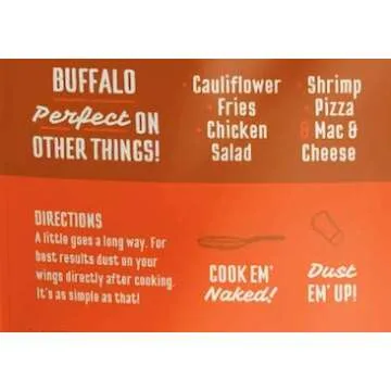 Keen Flavor Awaits with BBQ Buffalo Wing Dust - 5 Oz Bag