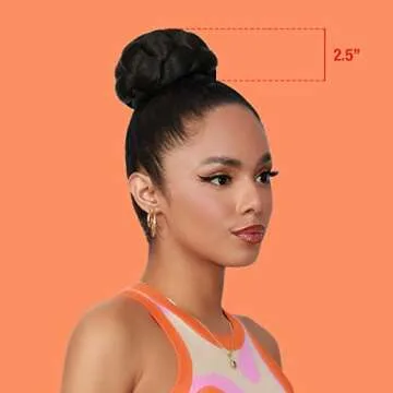 GLAM21USA Clip In Messy Bun Hair Piece - Instant Glam