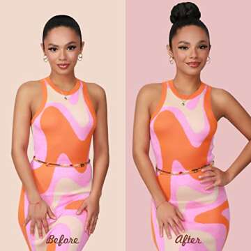 GLAM21USA Clip In Messy Bun Hair Piece - Instant Glam