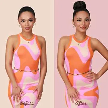 GLAM21USA Clip In Messy Bun Hair Piece - Instant Glam