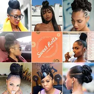 GLAM21USA Clip In Messy Bun Hair Piece - Instant Glam