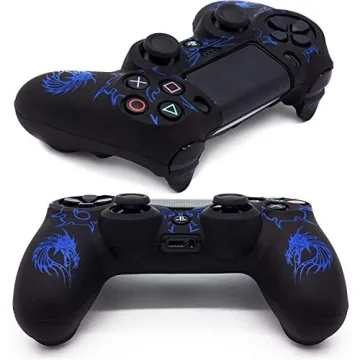 PS4 Controller Silicone Cover with Anti-Slip Grip Dragon Design