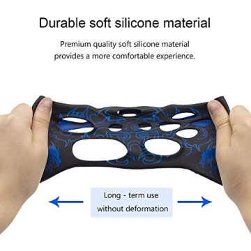 PS4 Controller Silicone Cover with Anti-Slip Grip Dragon Design