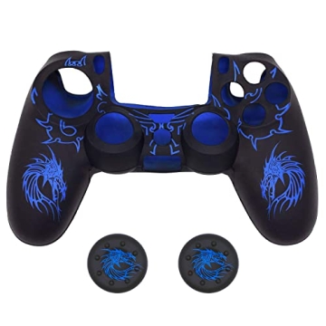 PS4 Controller Silicone Cover with Anti-Slip Grip Dragon Design