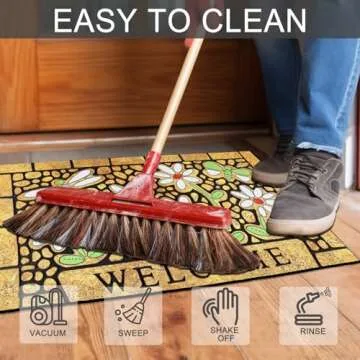 Durable CHICHIC Door Mat 24 x 36 Inch Outdoor Entry Mat