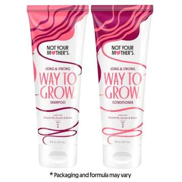 Not Your Mother's Way to Grow Shampoo and Conditioner (2-Pack) - 8 fl oz - Ideal for All Hair Types ...
