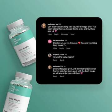 Body Magic Chlorophyll Capsules - 30 Vegan Capsules for Detox, Digestion, Gut Health, Skin Support, and Oily Skin - Natural Energy Booster (200 mg) (100mg) (200mg)