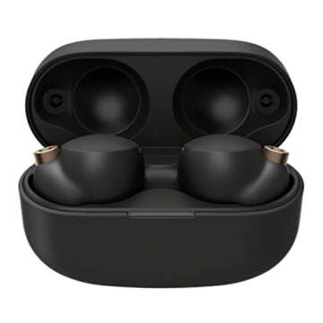 Sony Noise-Cancelling True Wireless Bluetooth Earbuds WF-1000XM4 - Black (Renewed)