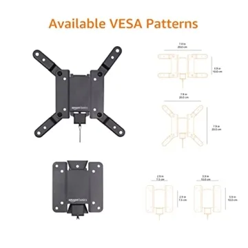 Amazon Basics Fixed Wall Mount for 12 to 40 Inch TVs