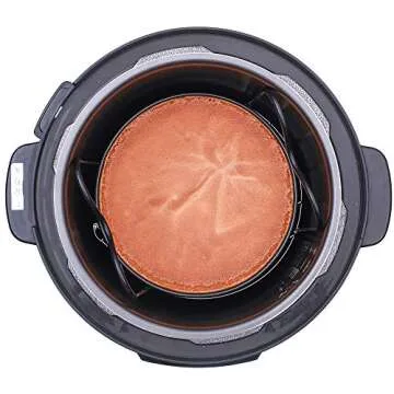 HapWay Steamer Rack Trivet with Heat Resistant Silicone Handles Compatible with Instant Pot 6 & 8 qt Accessories, Stainless Steel Steaming Rack Trivet Stand for Pressure Cooker