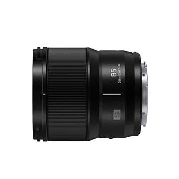 PANASONIC LUMIX S Series Camera Lens, 85mm F1.8 L Mount Interchangeable Lens for Mirrorless Full Frame Digital Cameras, S-S85, Black
