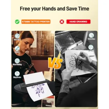 YILONG Tattoo Stencil Printer Portable ATS886 for Artists