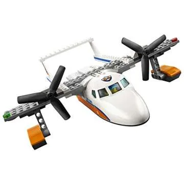 LEGO City Coast Guard Sea Rescue Plane 60164 Building Kit (141 Piece)